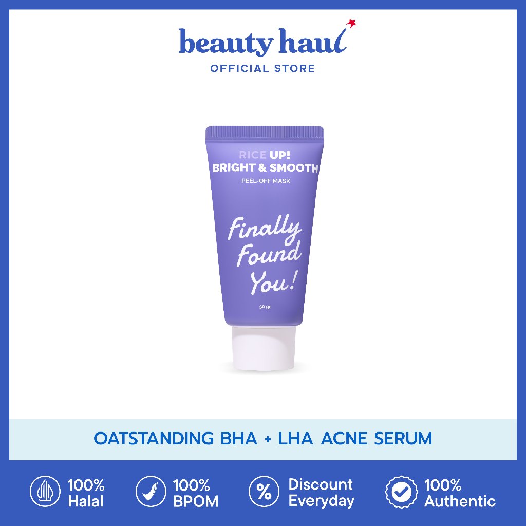 FINALLY FOUND YOU Rice Up Bright & Smooth Peel-Off Mask