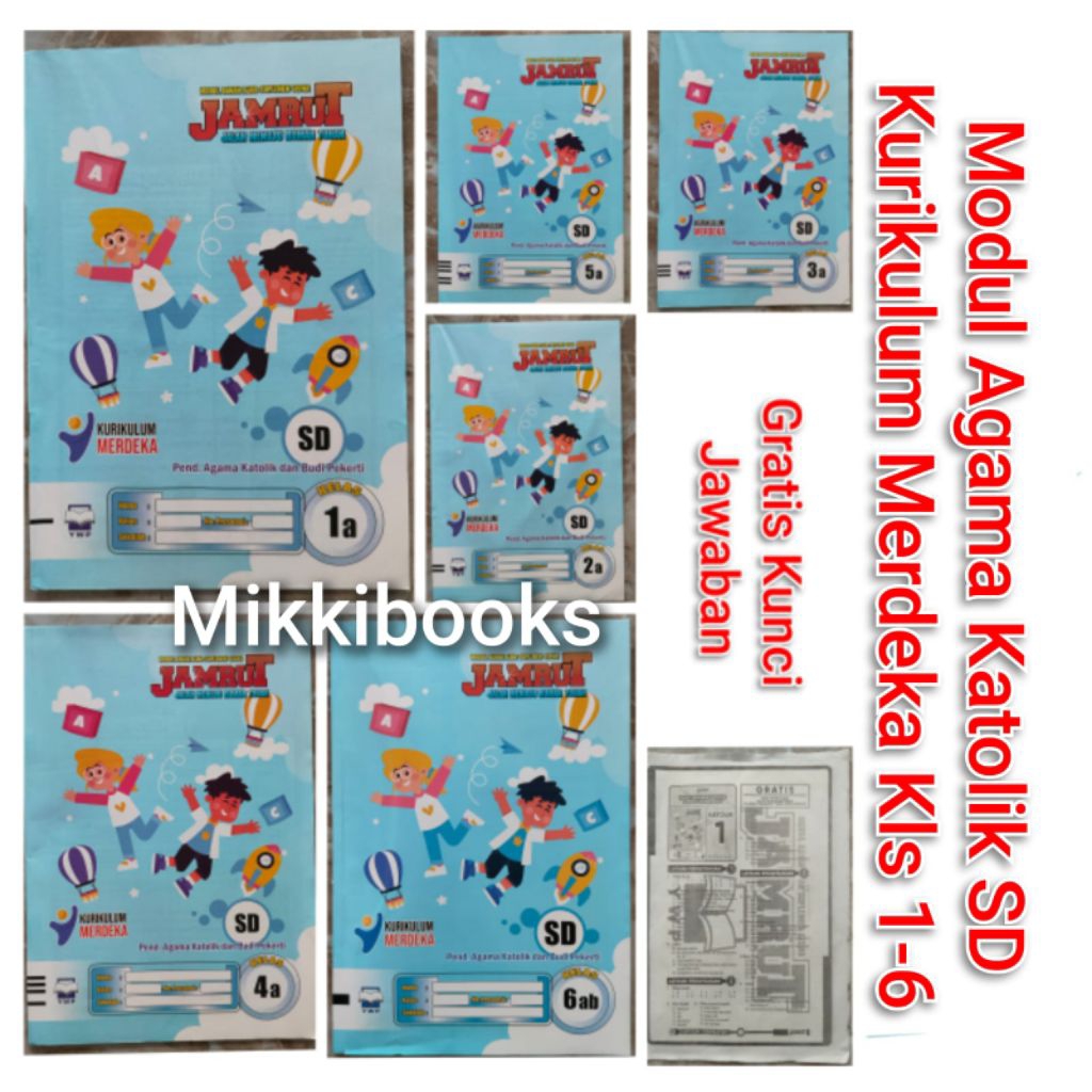 LKS Agama Katolik dan Budi pekerti SD kelas 1 2 3 4 5 6 kurikulum Merdeka semester 1 Modul Pendampin