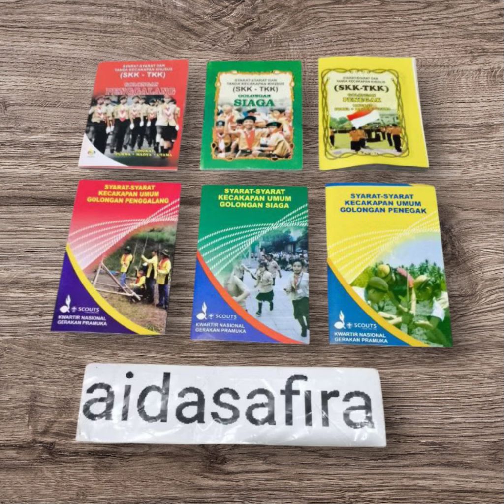 

BUKU SKU/BUKU SKK-TKK/BUKU PRAMUKA,PENEGAK,PENGGALANG,SIAGA/ BUKU SAKU PRAMUKA