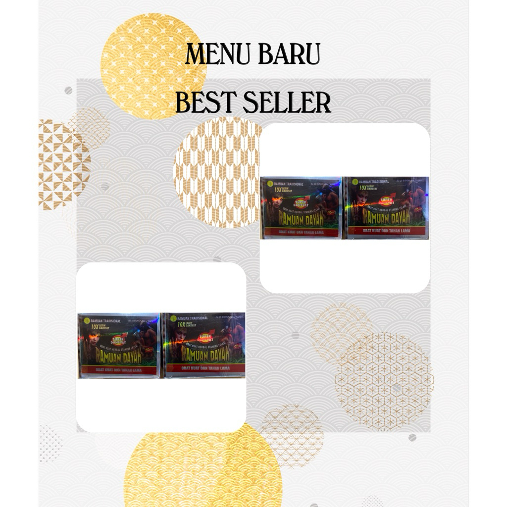 

STIKR LABEL RAMUAN BEST SELLER DAYAK ORIGINAL