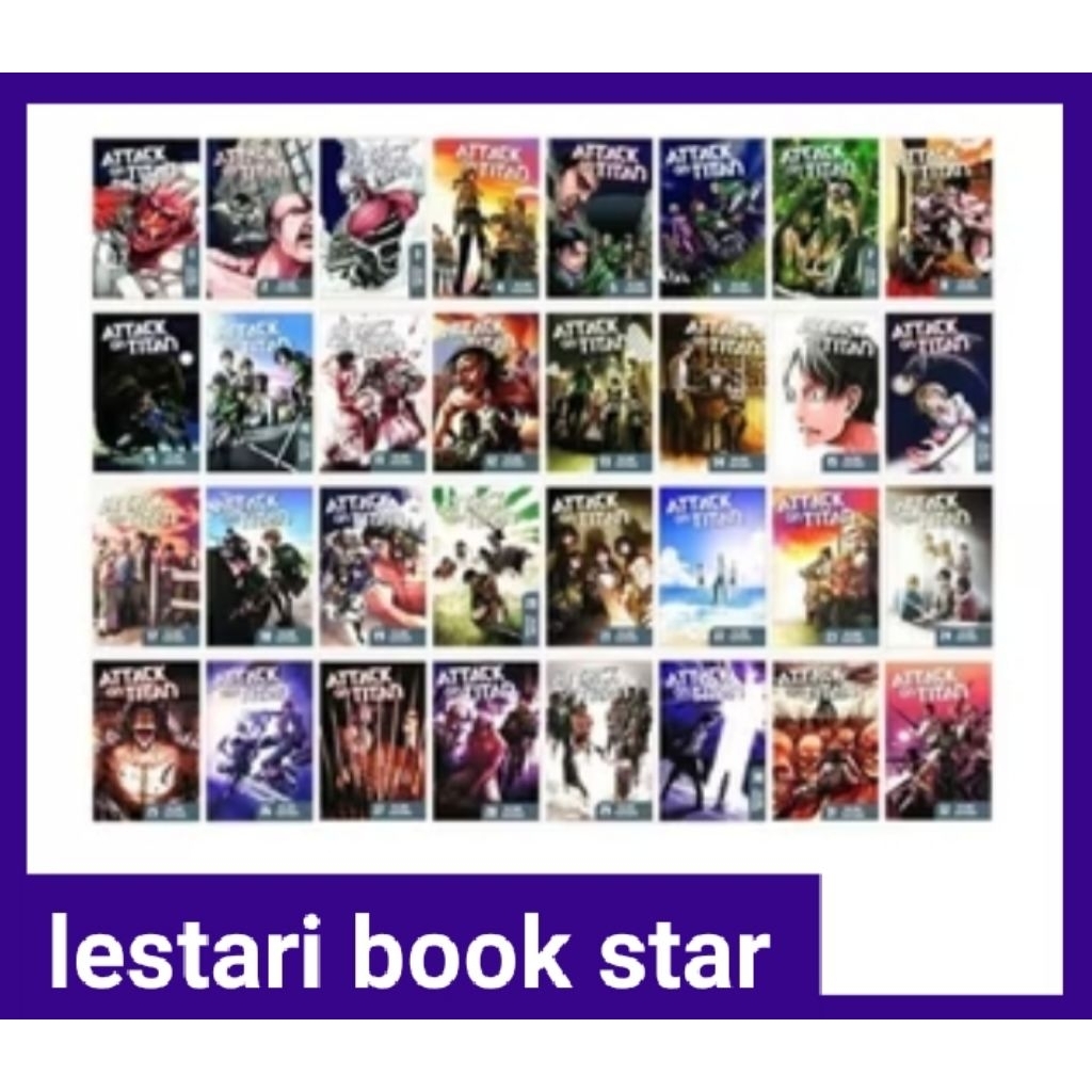 komik Attack on titan vol1 - 34 ( English/ Indonesia)