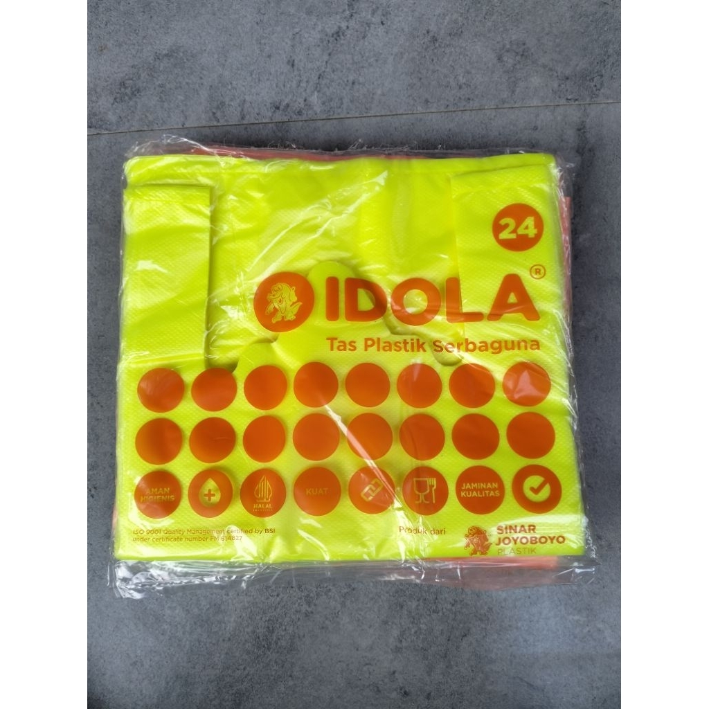 Tas Plastik Serbaguna/ Kantong Plastik / Uk 24 × 43 / Kuat / Higienis/ Idola / [ Isi 20 ]