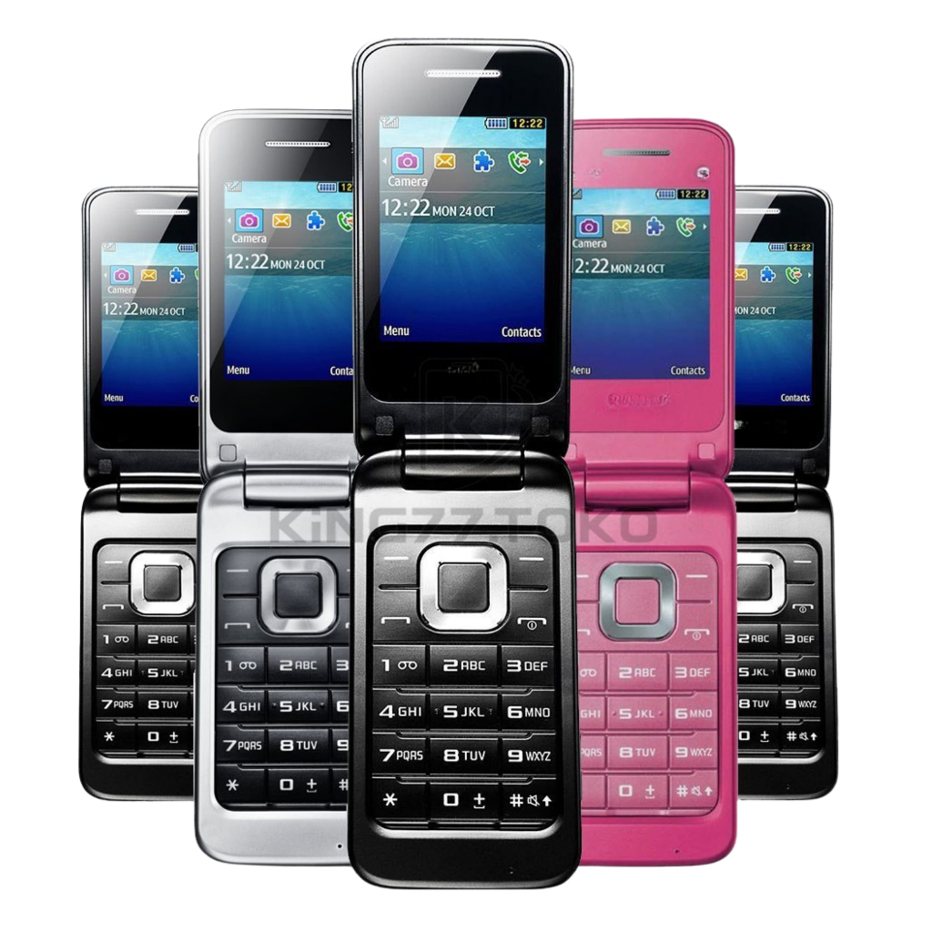 Samsung GT-C3520 Baru [GARANSI TOKO 1 BULAN] Hp Lipat Klasik Dual SIM