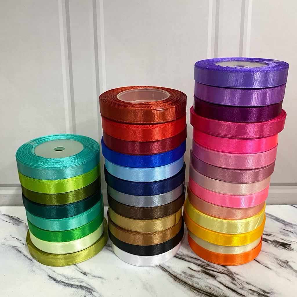 PITA KAIN ( 1cm ) / SATIN / ROLL / GULUNG / TERLARIS