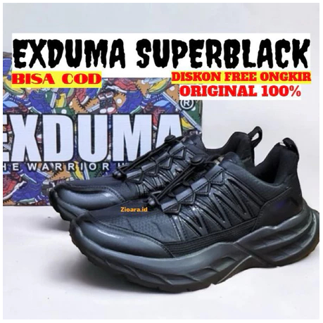 SEPATU EXDUMA SUPERBLACK BROTRHERHOOD EXDUMA FULLBLACK