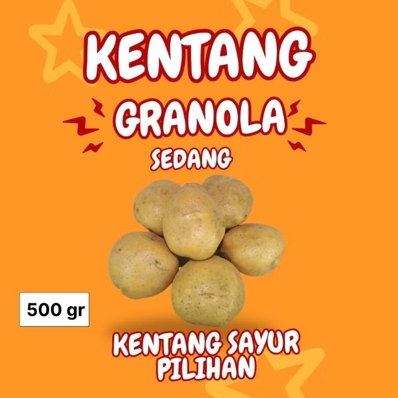 

Kentang Super Fresh 500 gr (Sedang/Medium)
