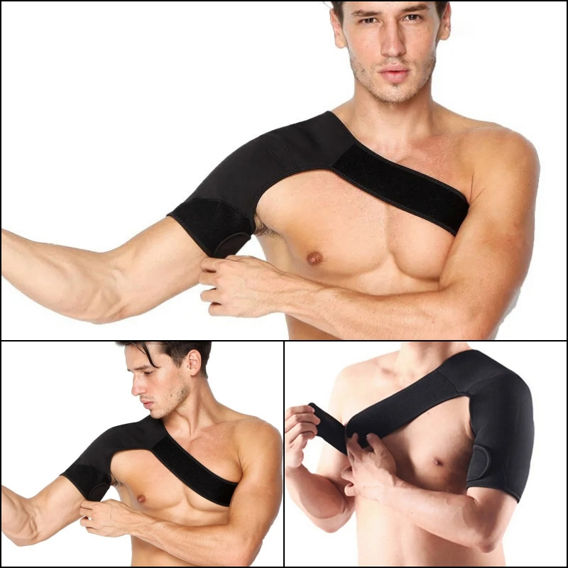 Deker Penyangga Bahu Cedera Olahraga Shoulder Support Deker Pelindung Bahu Voli Badminton Futsal