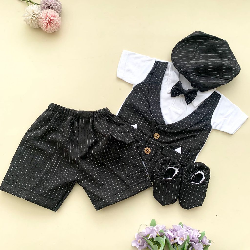 QUEBEECLOTH BAJU SETELAN BAYI COWOK 0 6 BULAN BAJU BAYI LAKI LAKI KEKINIAN MURAH BAJU PESTA BAYI LAK