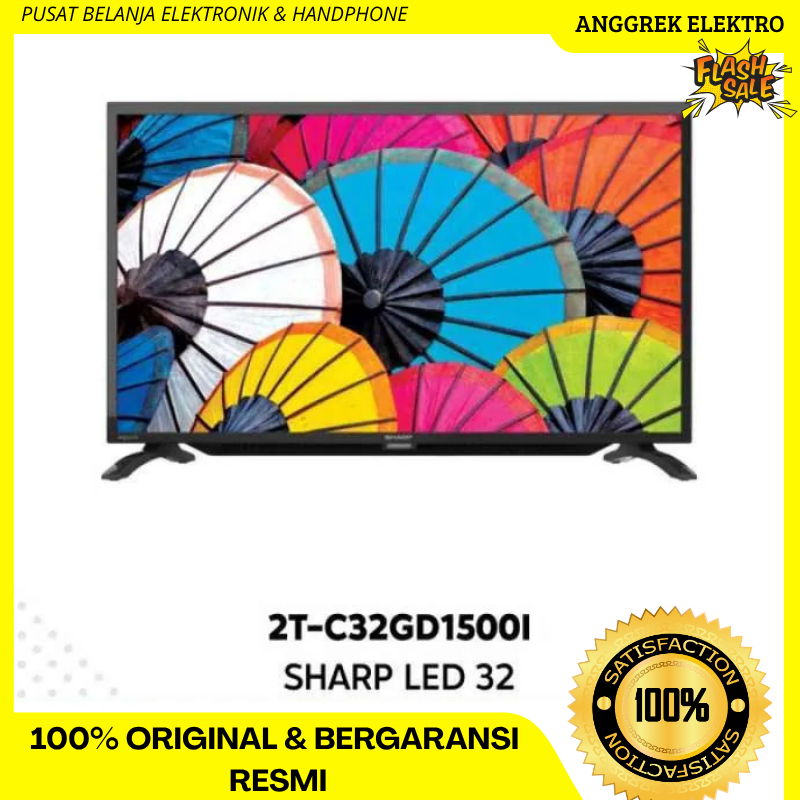 TV SHARP  32in 32GD DIGITAL TV GARANSI RESMI