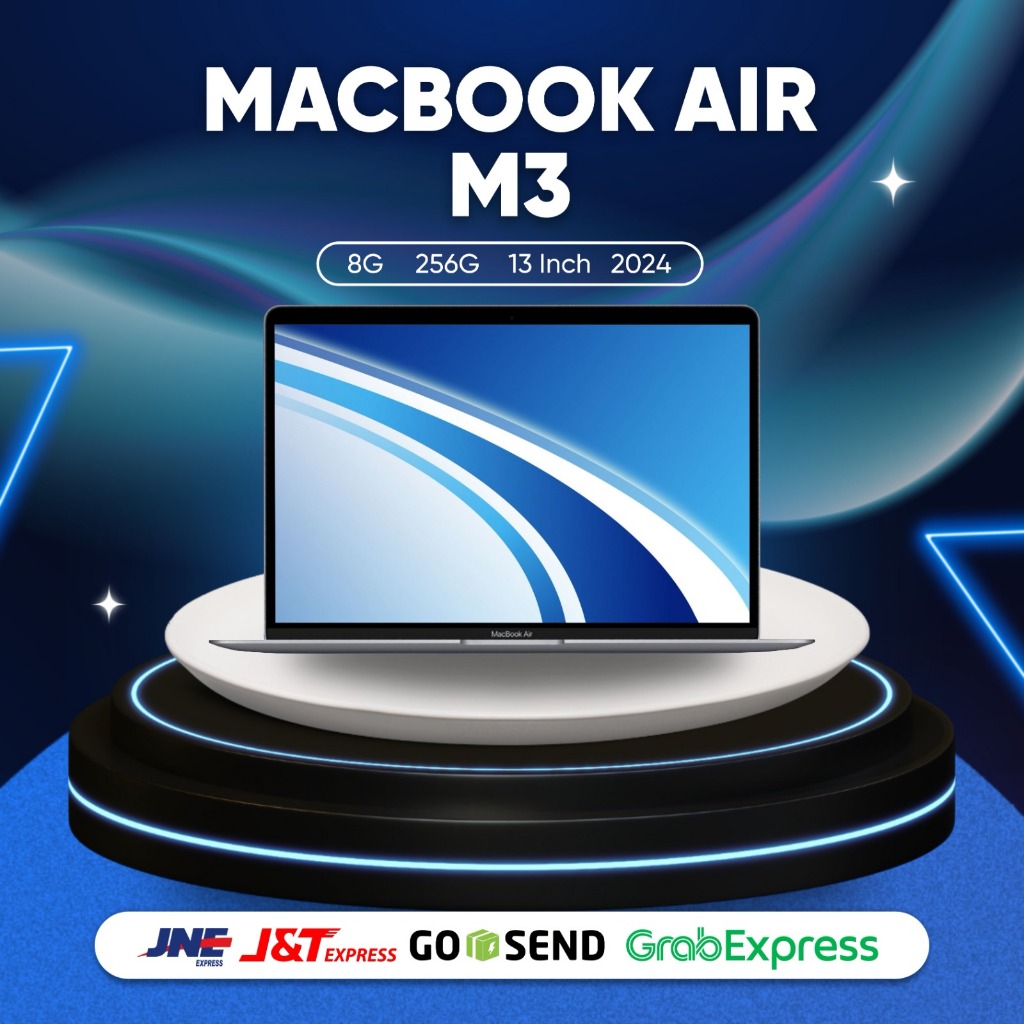 Macbook Air 2024 A3113 M3 8GB 256GB 13 Inch Second Original