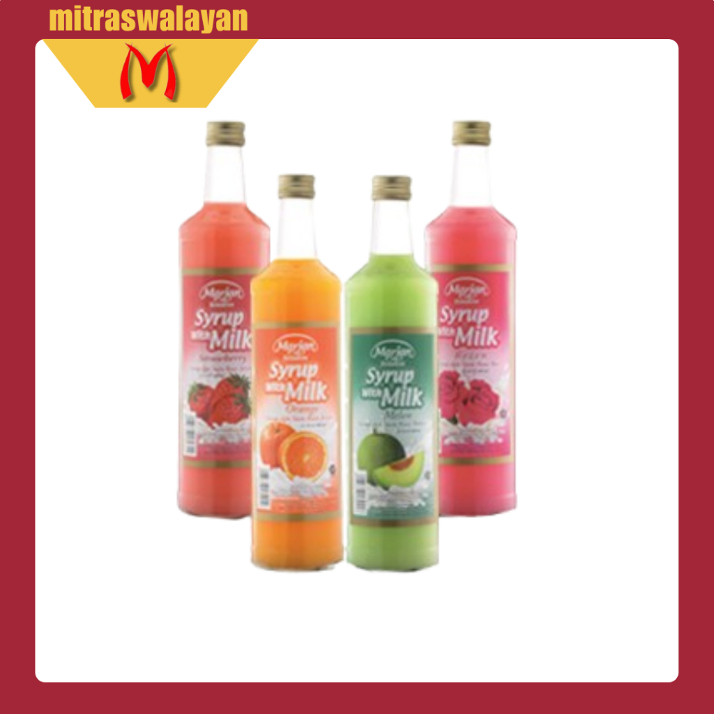 

Sirup MARJAN BOUDOIN MILKY kemasan Botol Kaca 460 ml