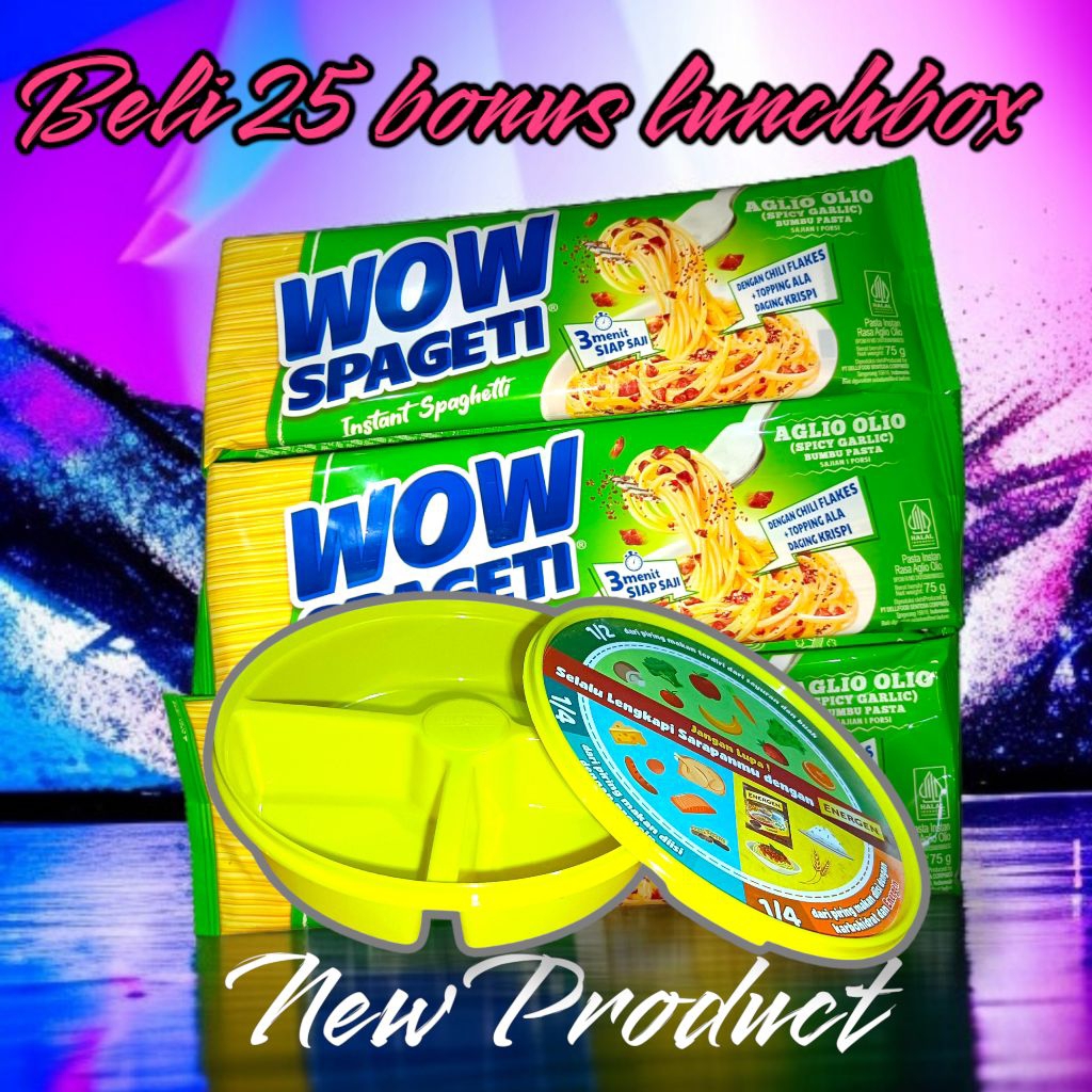 

Wow Spageti 84g Kemasan 40Pcs/Karton