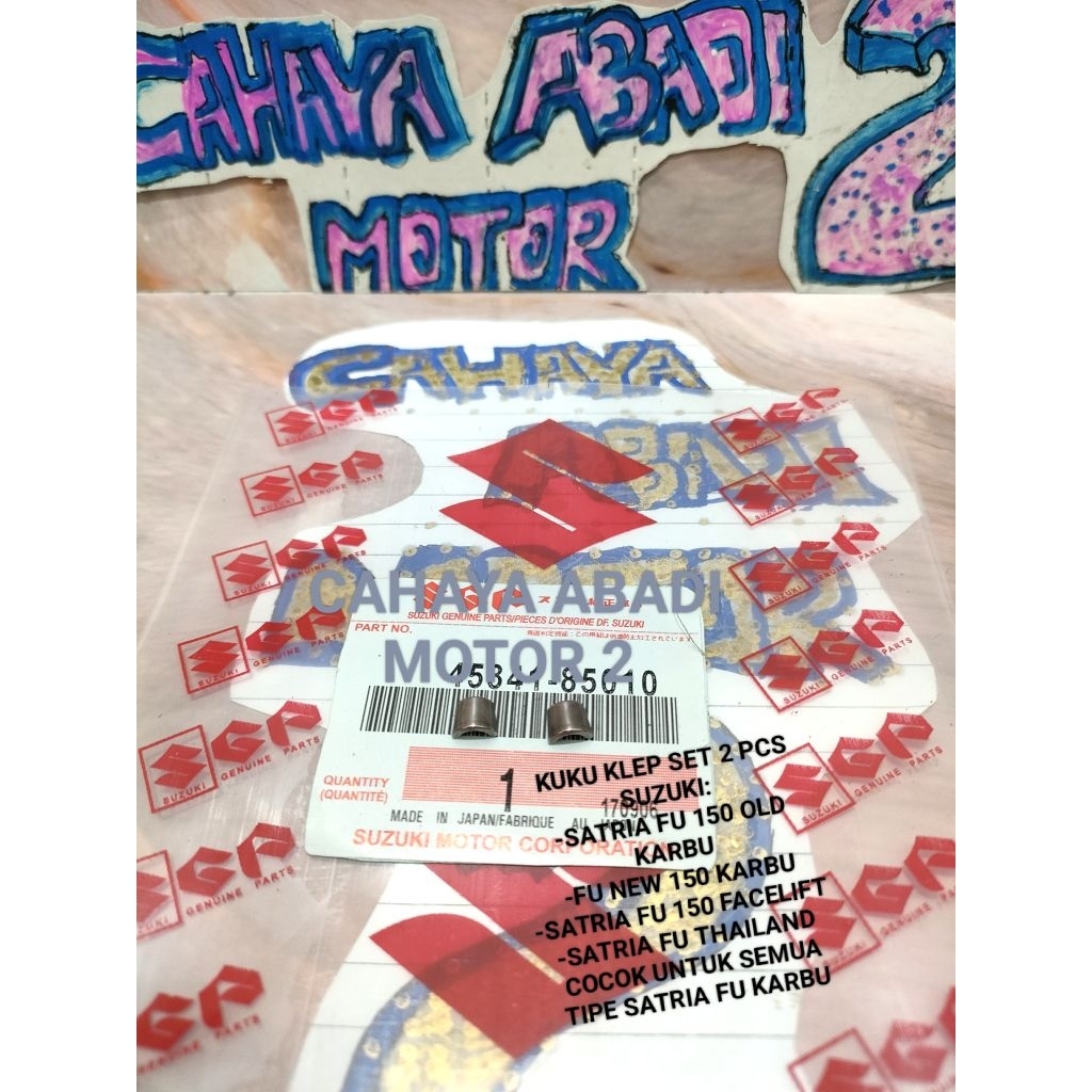KUKU KLEP KELEP KUKU MACAN SET 2 PCS SUZUKI SATRIA FU THAILAND FU OLD KARBU FU NEW KARBU FU FACELIFT