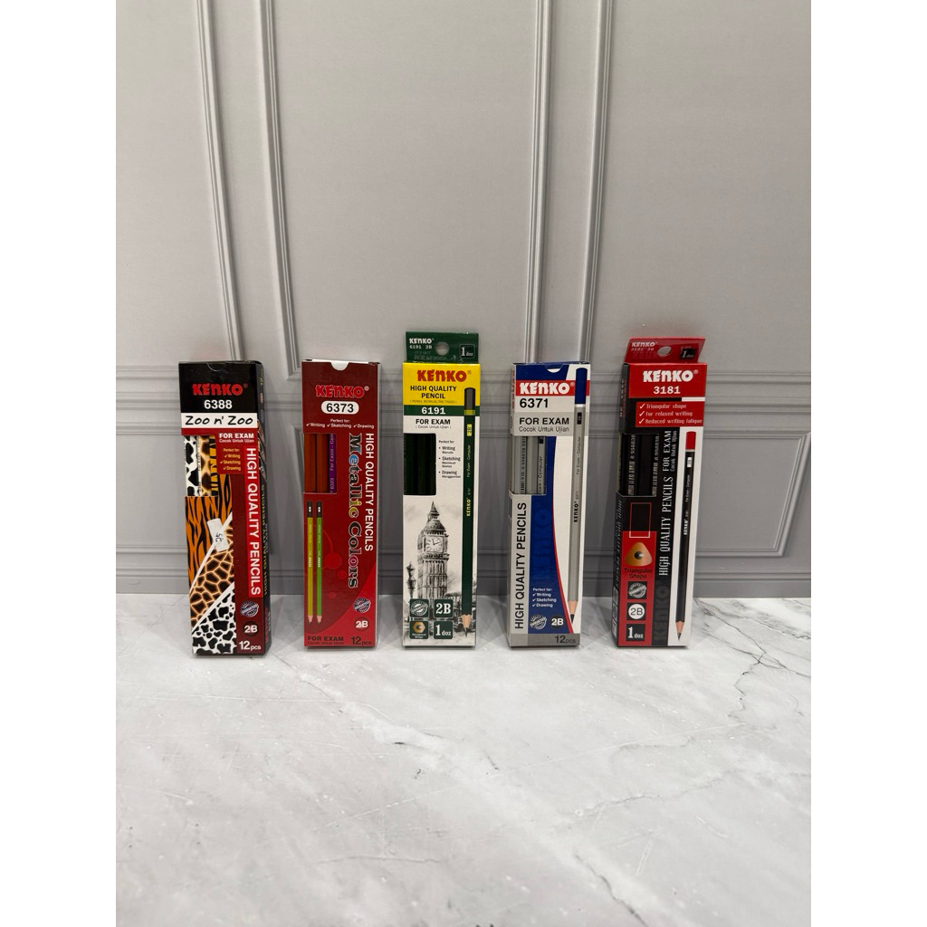 

[1 KOTAK] PENSIL KENKO 2B @12 pcs