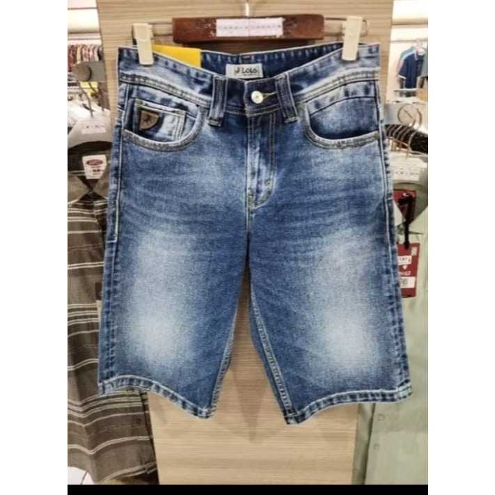 CELANA PENDEK PRIA JEANS LOIS / Celana Jeans Pendek Pria Original 100% Lois Model Terbaru