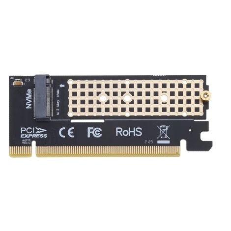 ADAPTER SSD M.2 NVME TO PCIE X16 M2 NVME TO PCIEX16 TO M.2 M KEY NVME PCIE KONVERTER FULL SPEED