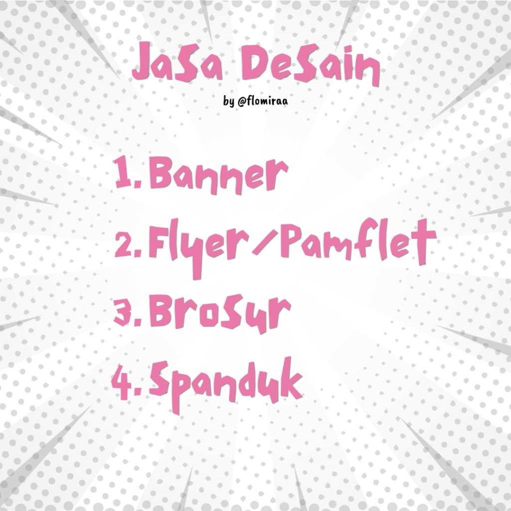 JASA DESAIN BANNER, SPANDUK, BROSUR, FLYER/PAMFLET