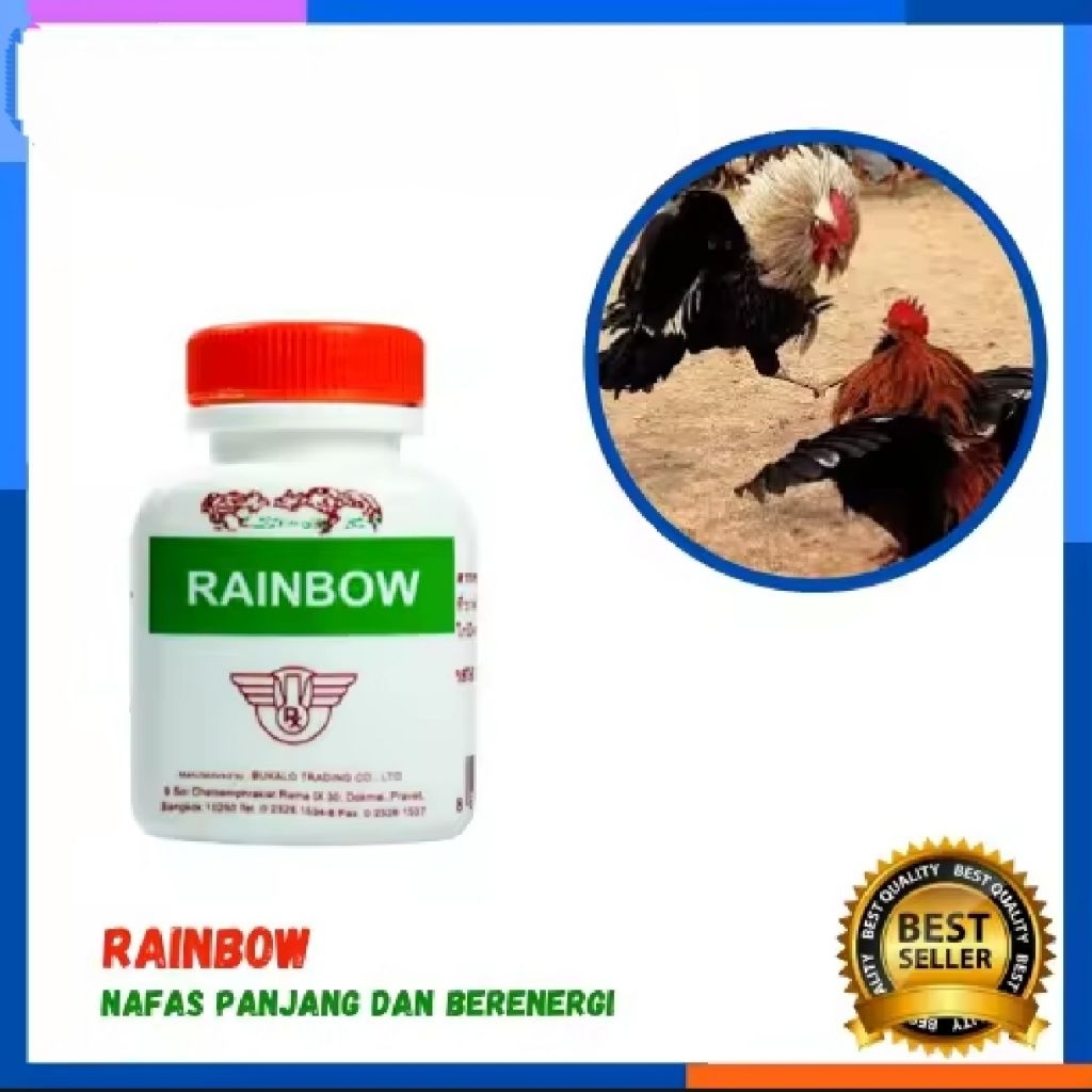 Rainbow formula rawatan ayam vitamin paket rawatan jago petarung kamlang kering