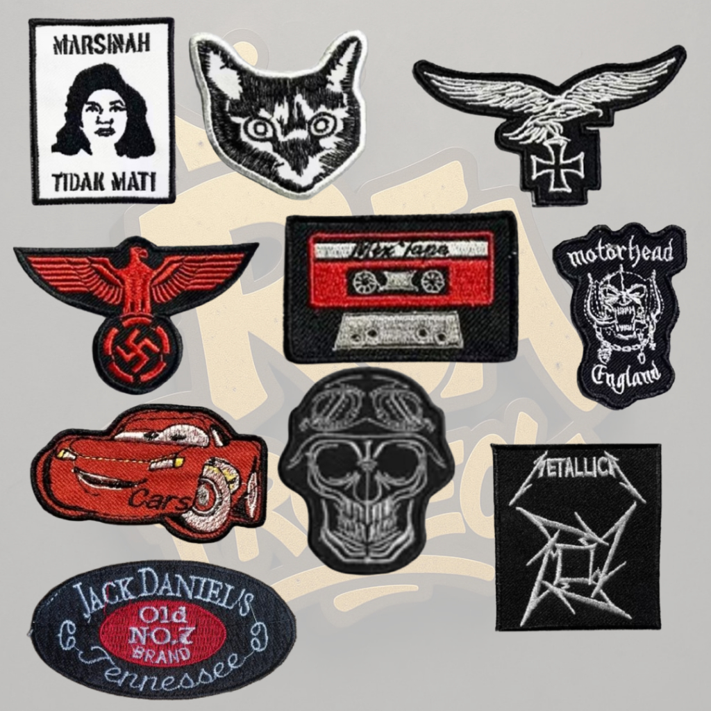 Patch Bordir Jahit Emblem Lucu Karakter Bordir Aksesoris Patch Iron Bordir Logo Iron Patch Jahit Pat