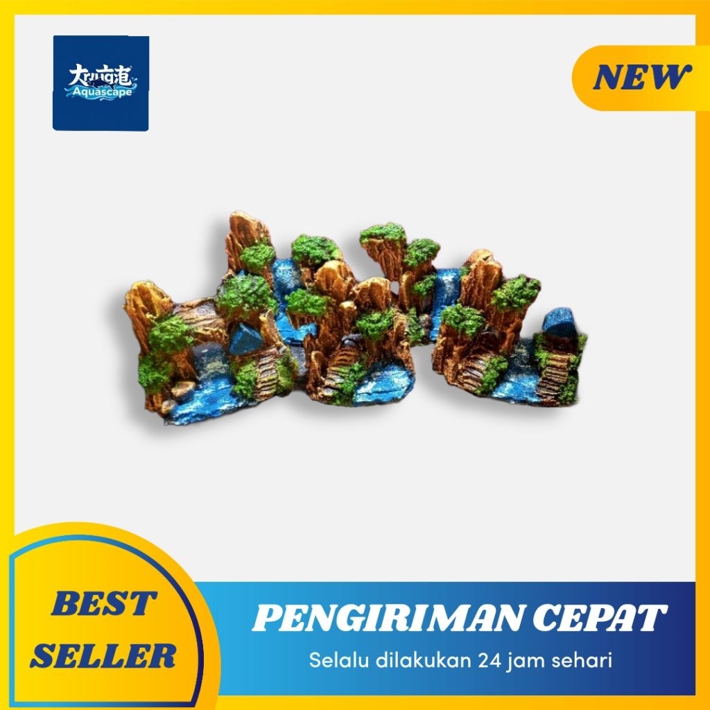 tebing aquascape variasi mini