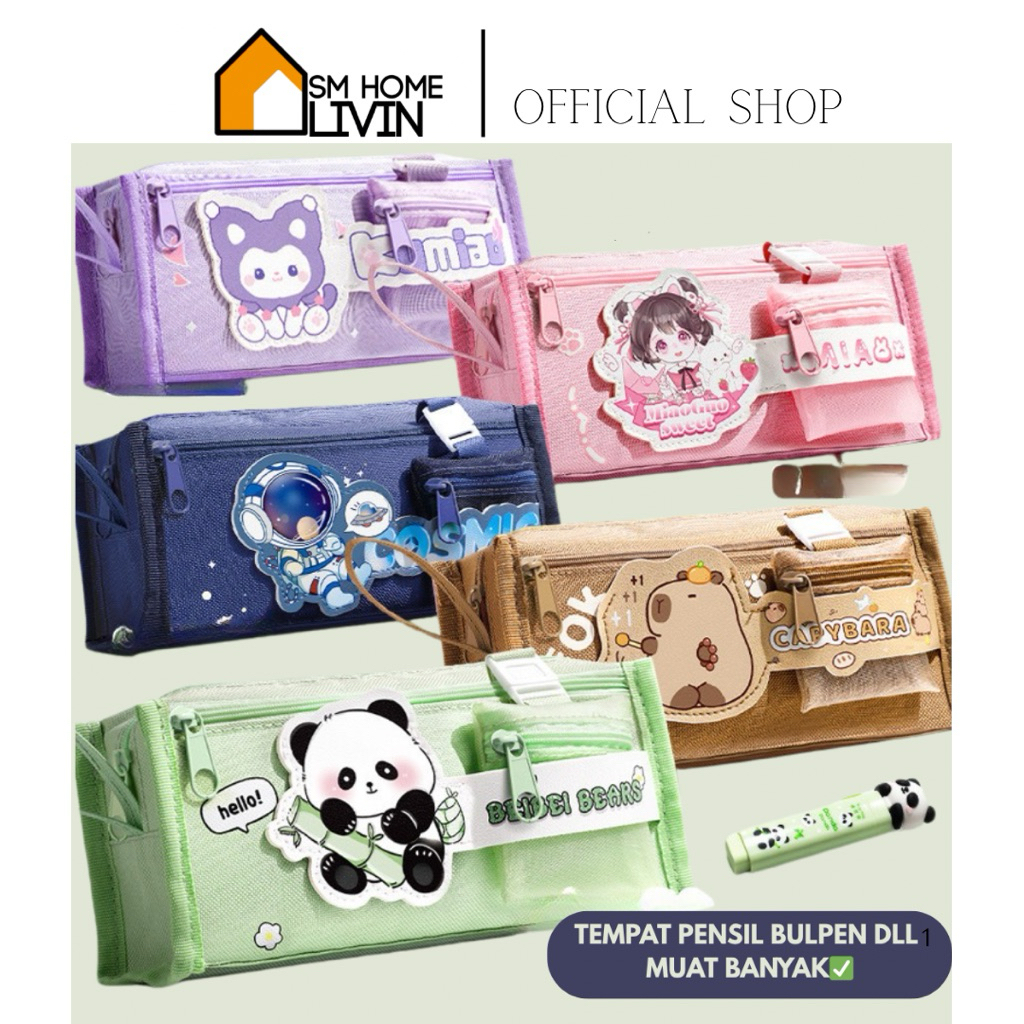 

SM HOME- TEPAK PENSIL PENCIL PRINCESS CEWE PEREMPUAN LUCU KAIN OXFORD BAGUS