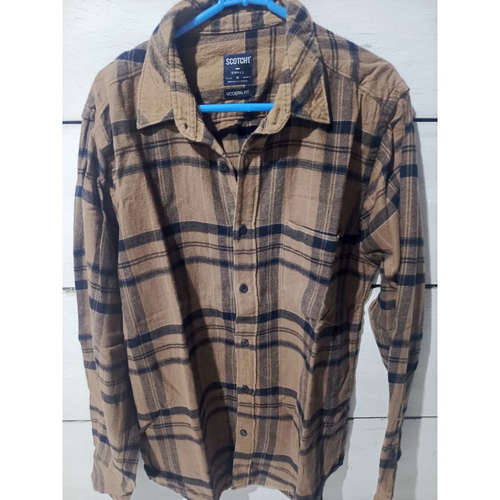 Kemeja Flannel Scotch