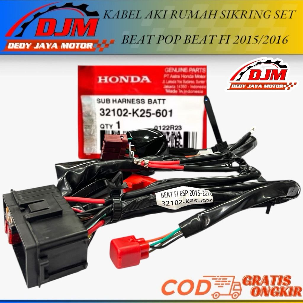 msub harness, kabel baterai, kabel aki, kabel sekring Beat pop, beat f1 2015-2016, beat f1 2015-2016