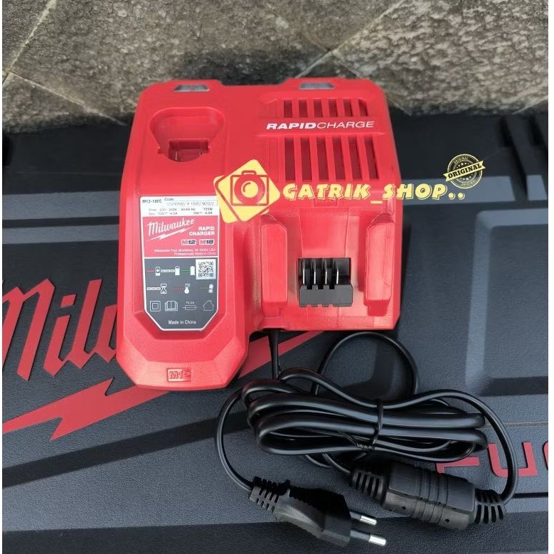 Charger Milwaukee M12 M18 Rapid Charger 220V Fast Charging Milwaukee