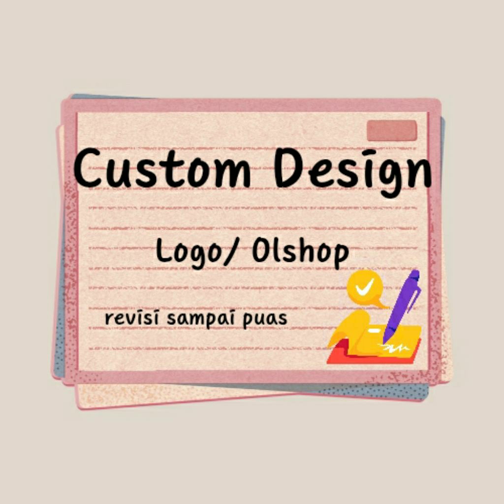 jasa bikin design logo stiker produk makanan minuman estetik brand apapun murah berkualitas revisi s