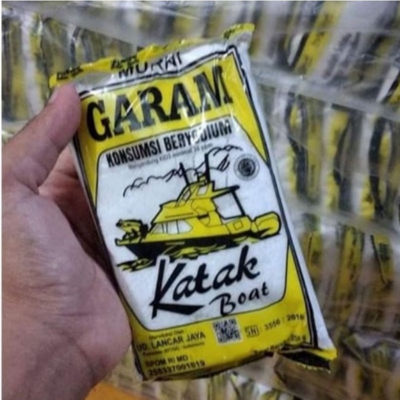 

Promo 5 Ball Garam Katak BOAT 200/150gr ( 1 Ball isi 20pcs )
