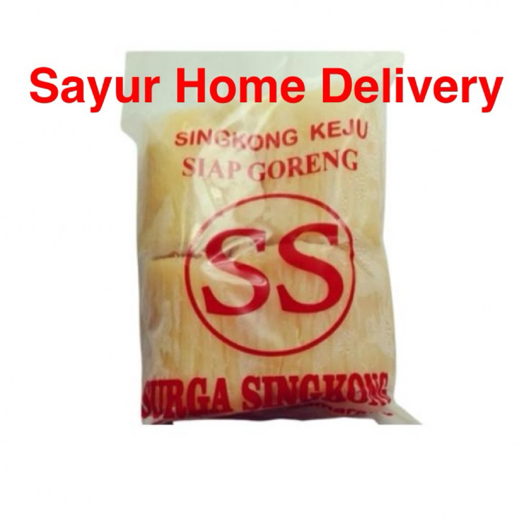 

SS Singkong Keju Siap Goreng Kukus 1 Pack isi 6 Pcs