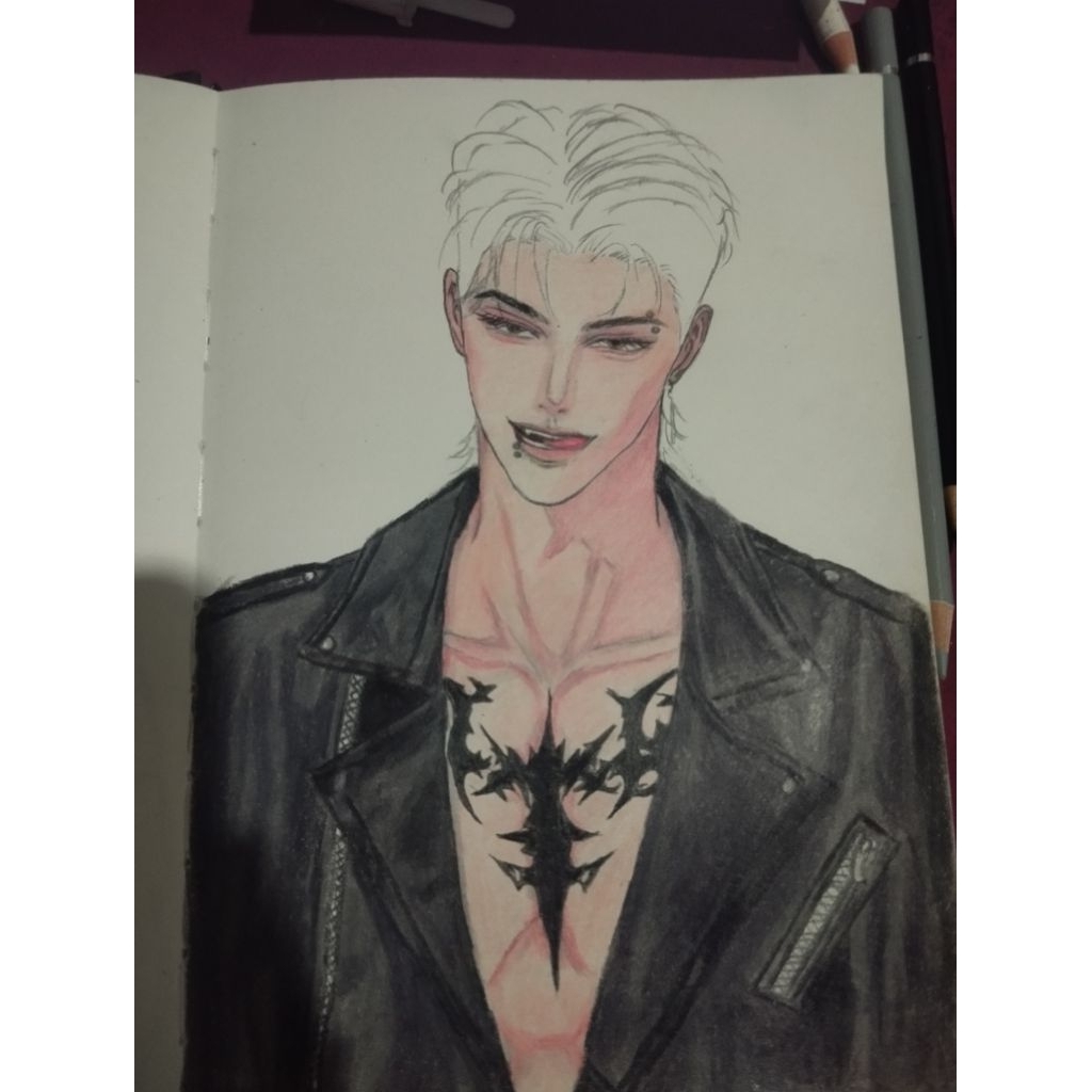 

Jasa Gambar anime A5 gambar sketsa