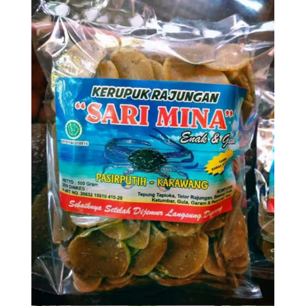 

KERUPUK TELOR RAJUNGAN/KERUPUK MENTAH TELUR RAJUNGAN/KERUPUK TEOL RAUJNGAN 1 KG