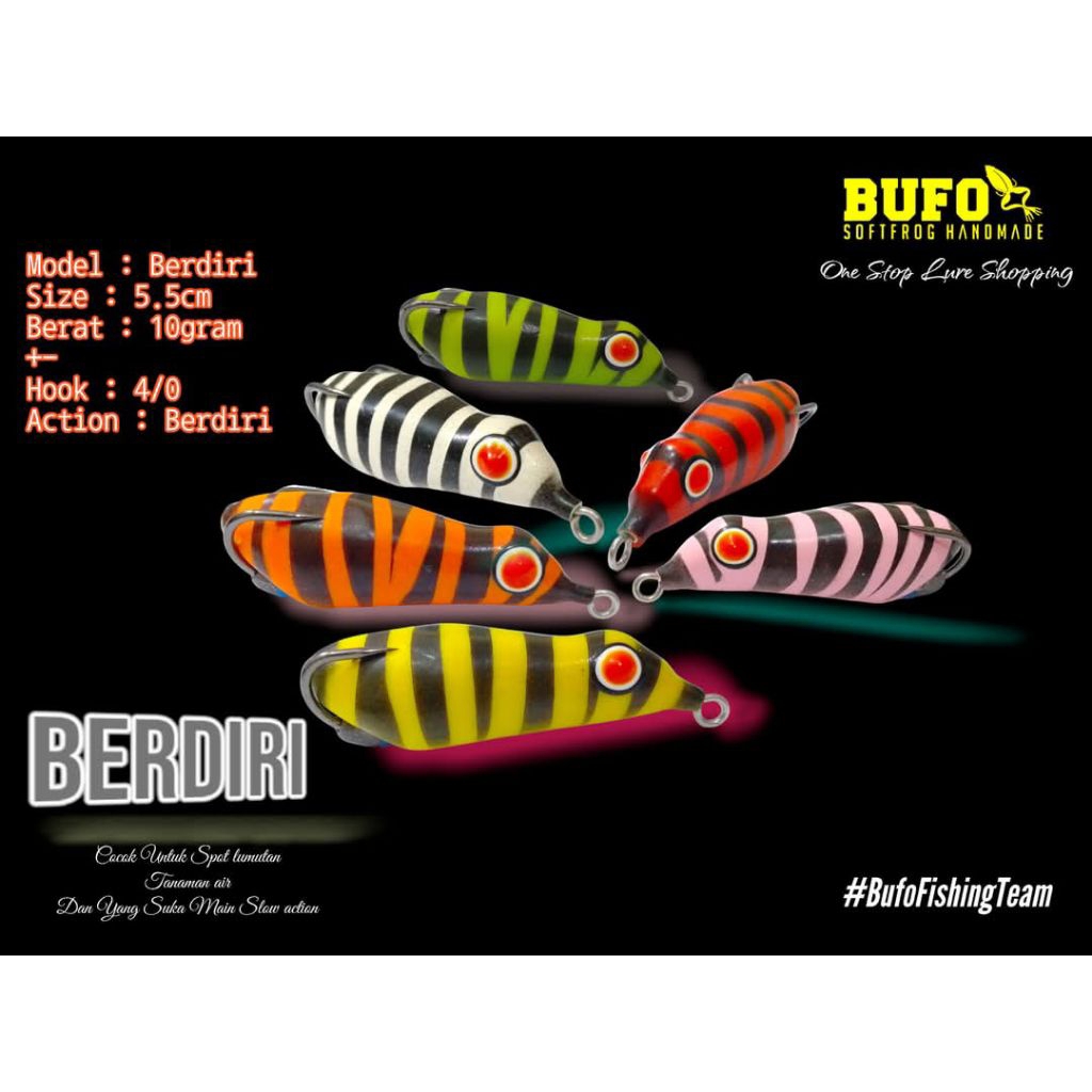 Umpan Lure Bufo Series Berdiri/5.5cm
