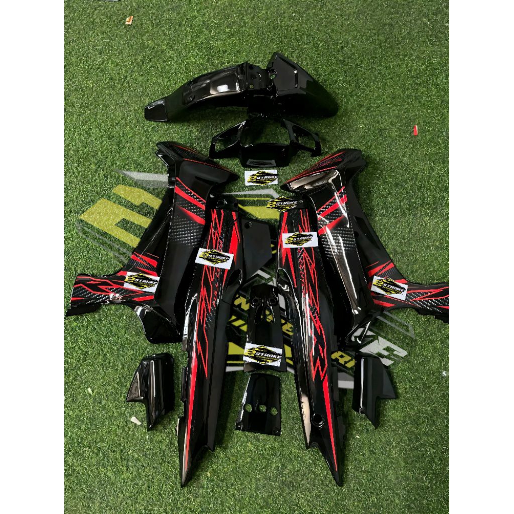 Fullset Body Halus Fizr Hitam Merah Full Custom Full Clutch 2004 Body Set Halus Yamaha F1zr Hitam Cu