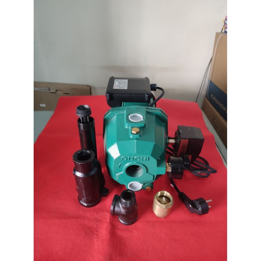 Pompa Jet Pump GUCHI GC-255A, Auto Tanpa Tabung