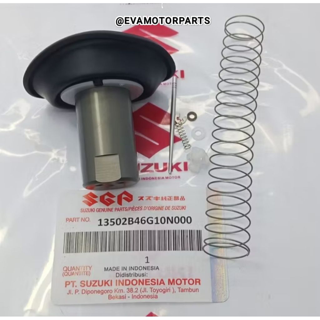 VAKUM ASSY SUZUKI SPIN 125 SKYWAVE SKYDRIVE HAYATE KARET VAKUM KARBURATOR
