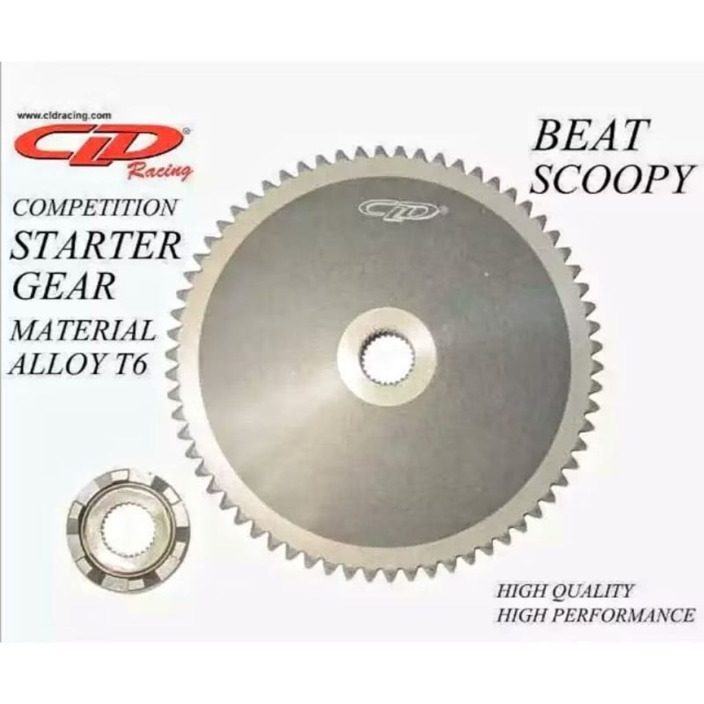 GIGI GEAR STATER CLD RACING BEAT SCOOPY KARBU DAN Fi