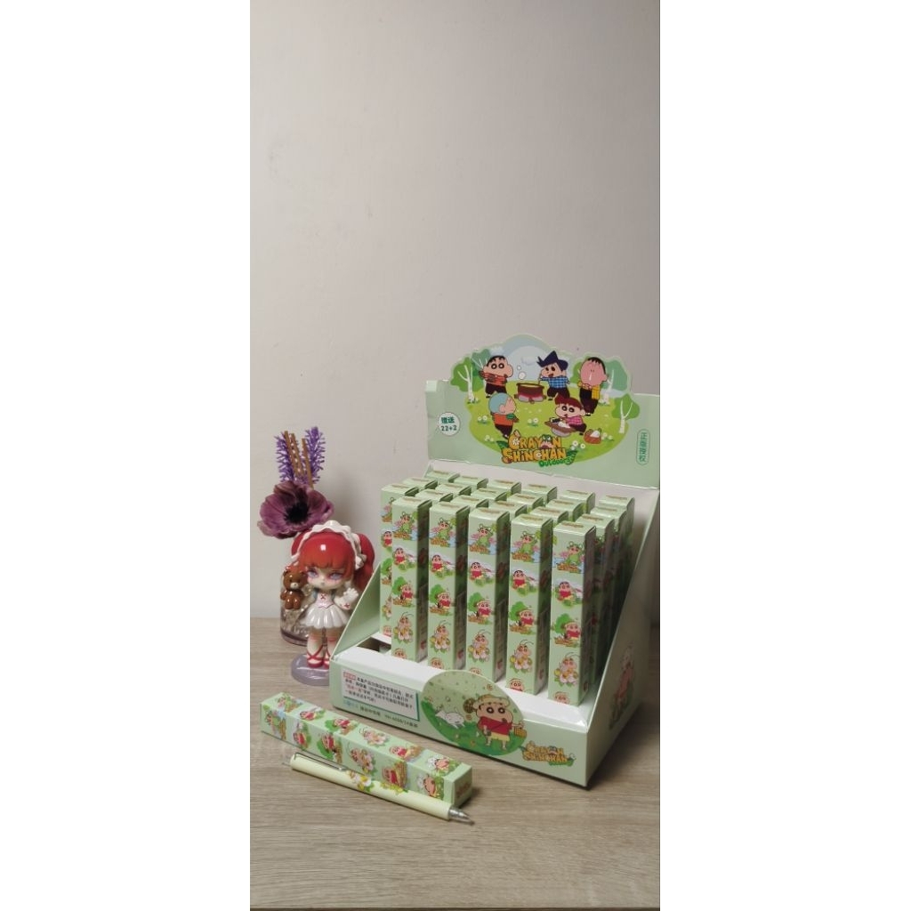 

pen blind box sinchan premium series camp