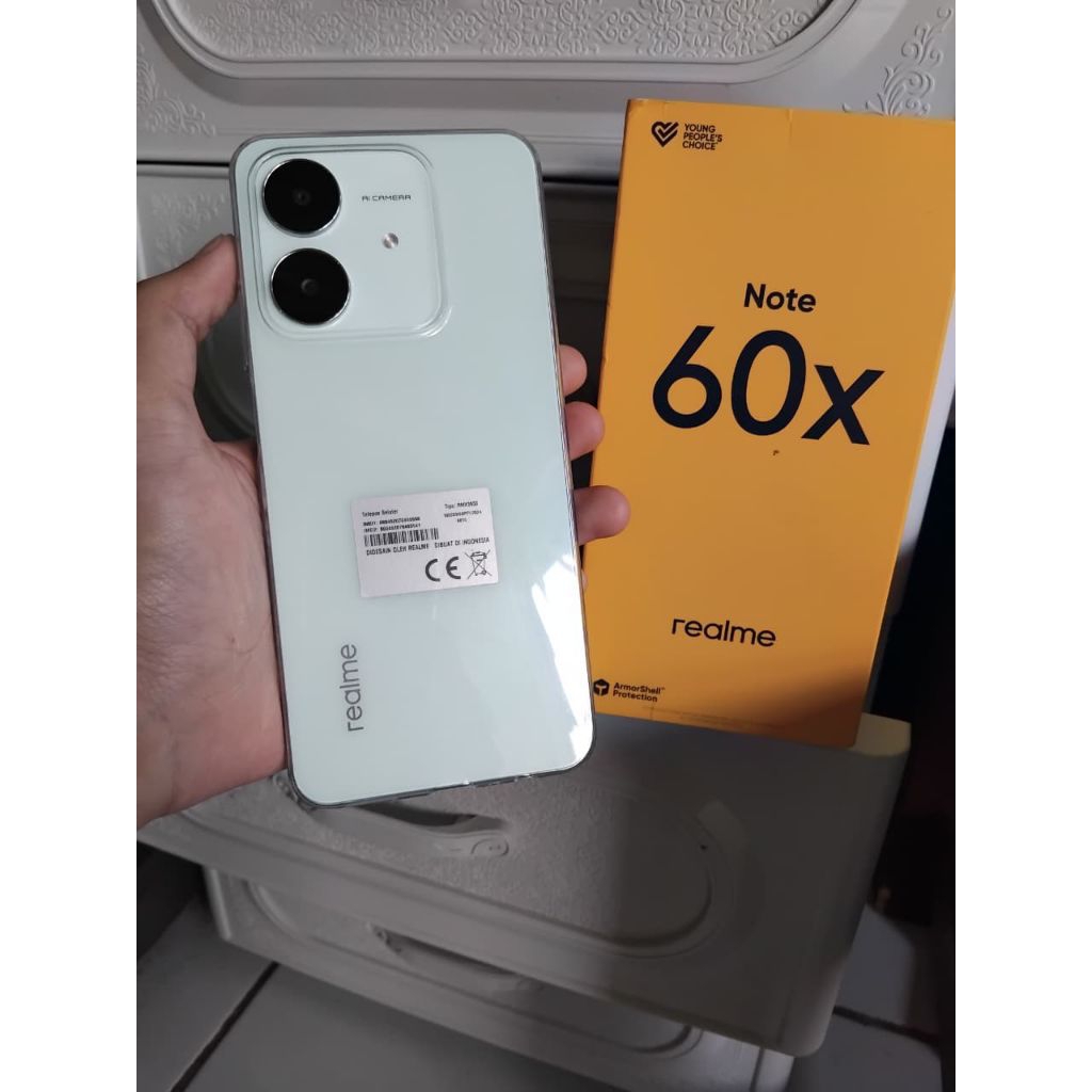 Realme note 60x 4/128 Second Fullset