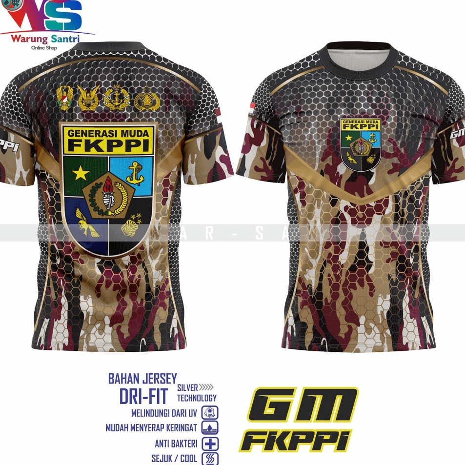 KAOS GM FKPPI SUBLIM  KAOS DRYFIT GM FKPPI  JERSEY GM FKPPI  GENERASI MUDA FKPPI