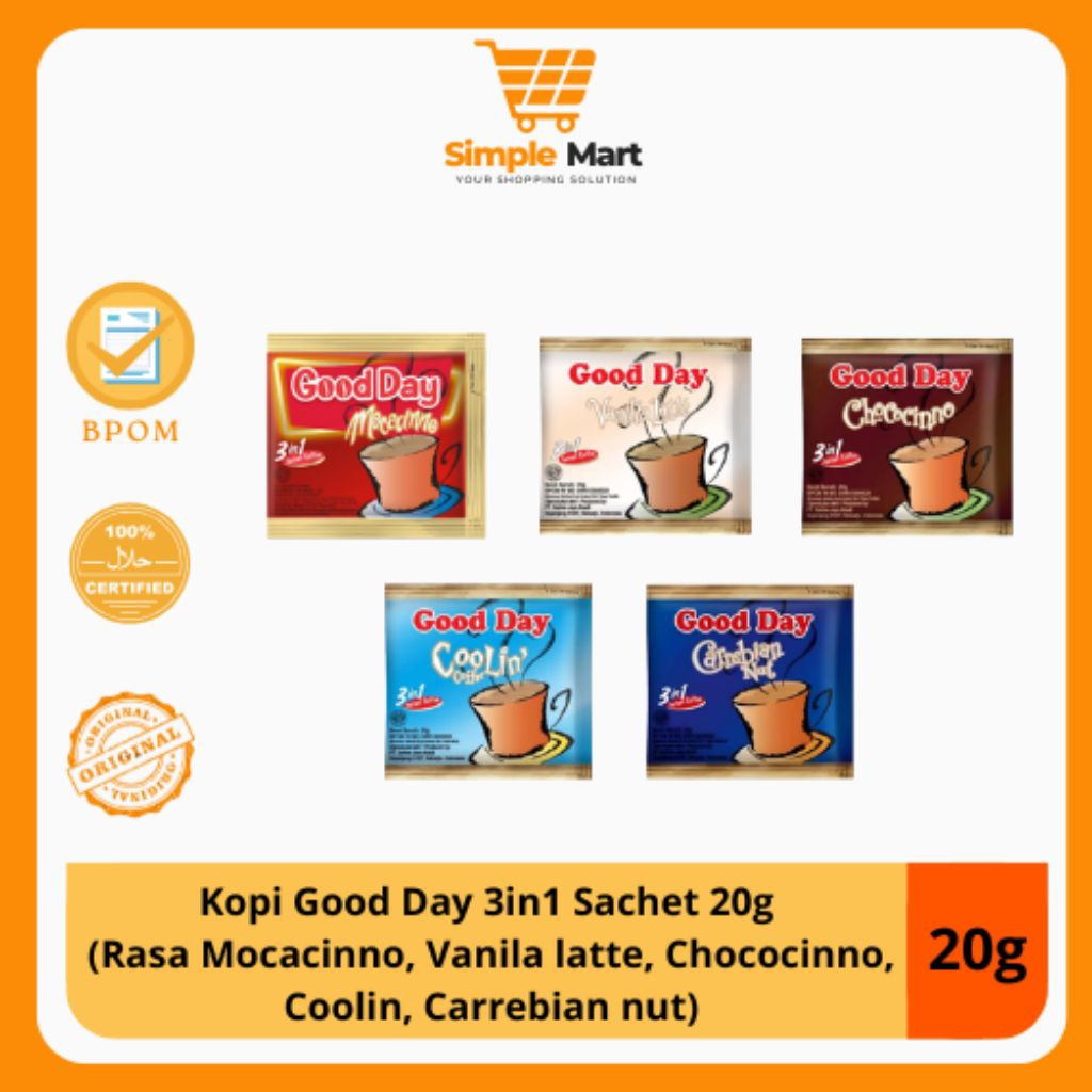 

Kopi sachet good day 3 in 1