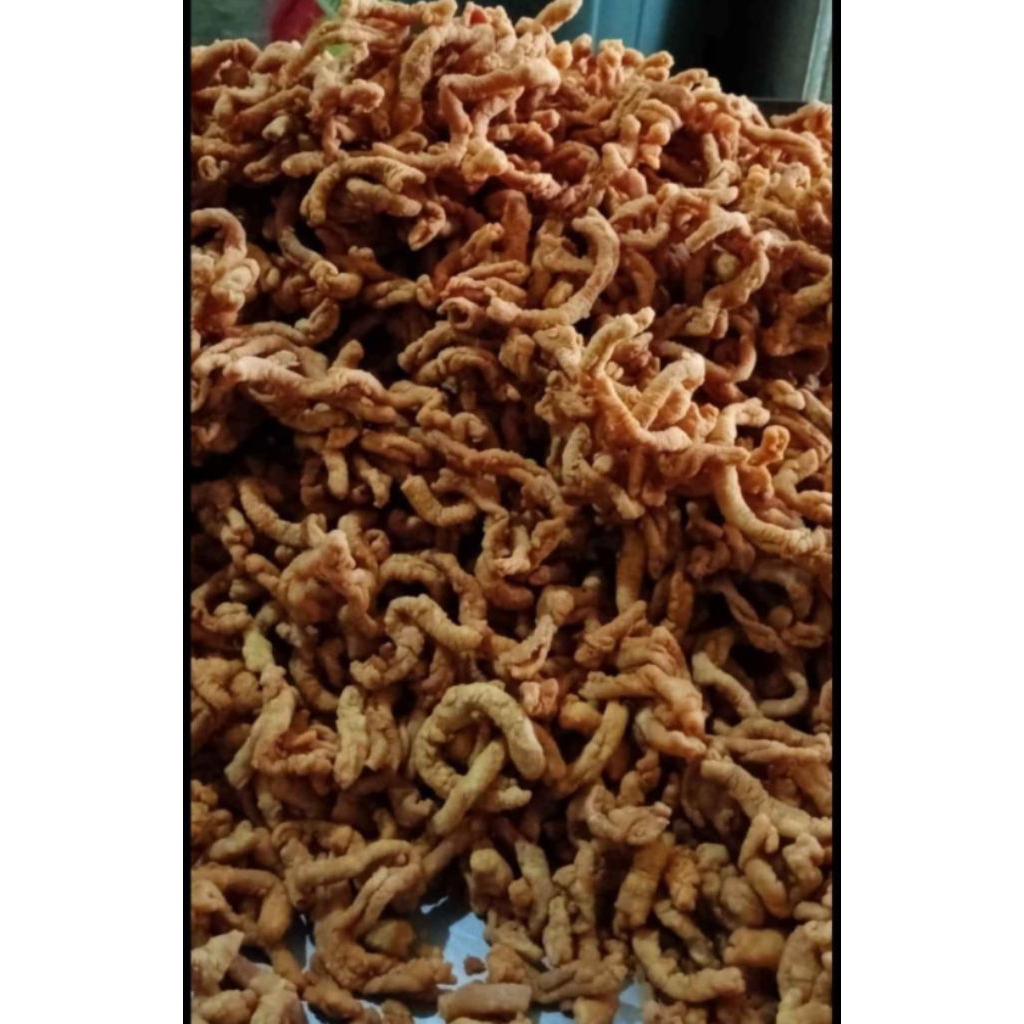 

Kripik Usus Ayam Pedes dan Original