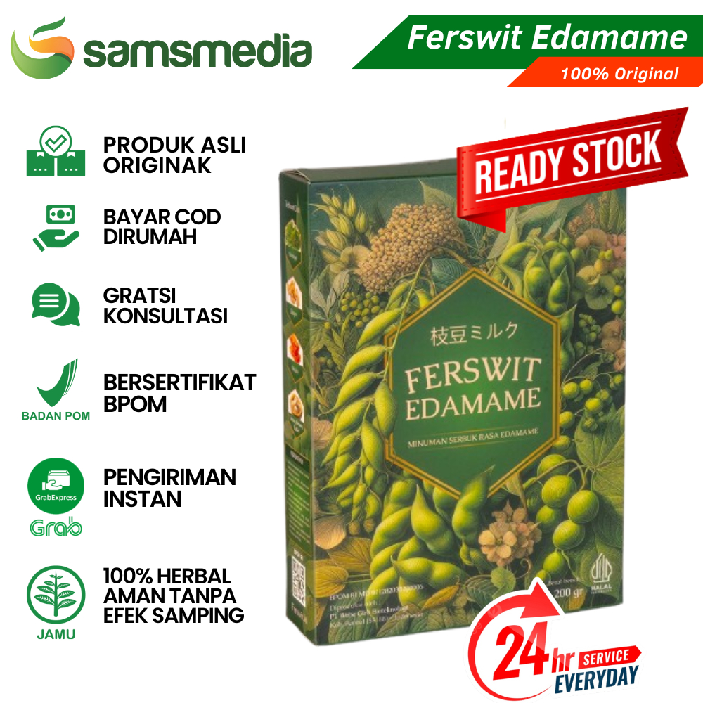 

Ferswit Edamame Susu Edamame Jepang Untuk Asam Urat Tulang Dan Nyeri Sendi 200 gram