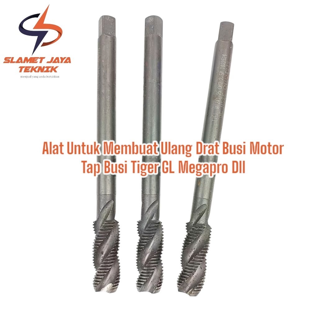 Alat Untuk Membuat Ulang Drat Busi Motor Tap Busi Tiger GL Megapro Dll