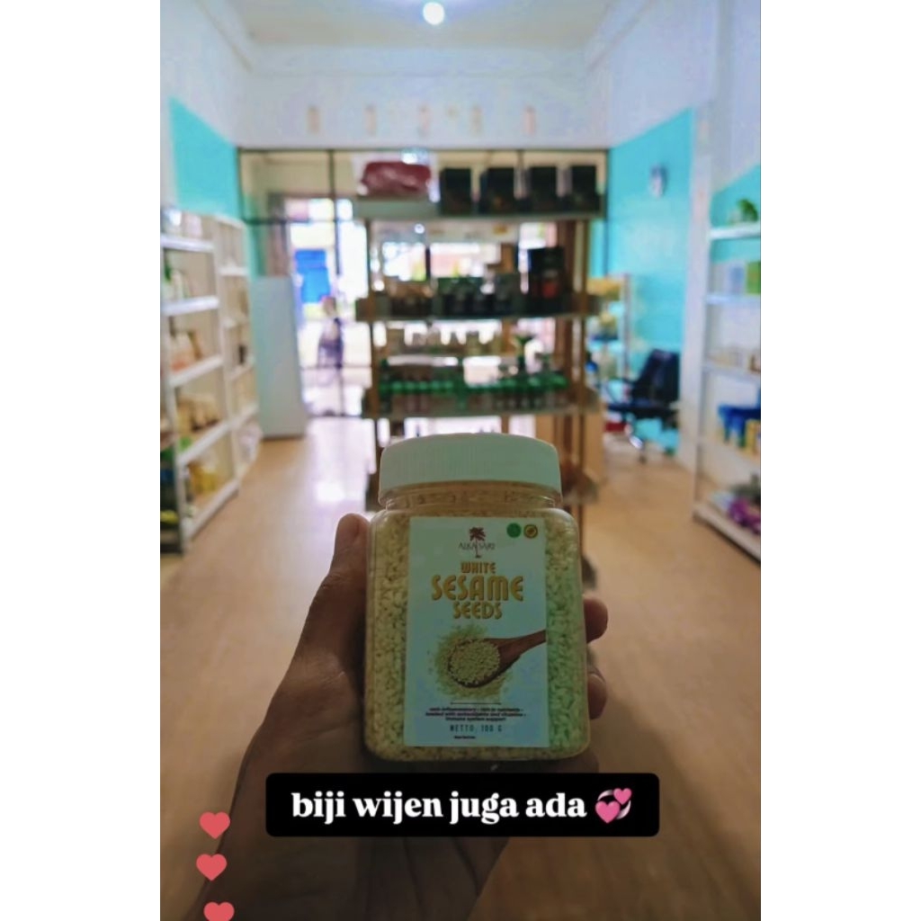 

Biji wijen putih / white sesame seed 100 gr