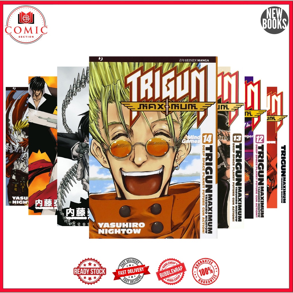 Komik Trigun Maximum (14 book series English)