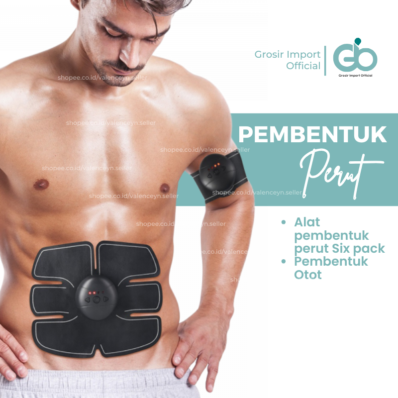 Stimulator Six Pack Pembentuk Otot Alat Fitness Peralatan Gym Six Pack Tools Six Pack ABS Abdominal