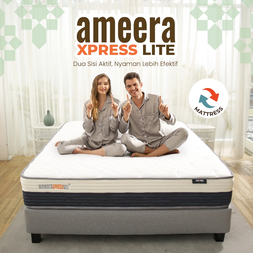 Kasur Spring Bed AMEERA EXPRESS LITE UKURAN 160x200 (Queen Size)