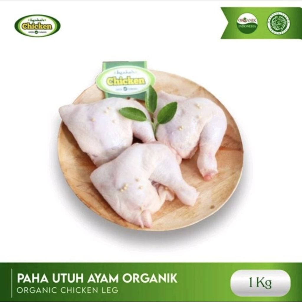 

Paha Ayam Utuh Organik, Berkah Chicken 1 Kg Frozen Food